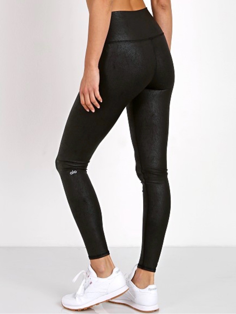 Alo Yoga Airbrush Leggings Black Size Small High Rise Full Length Workout